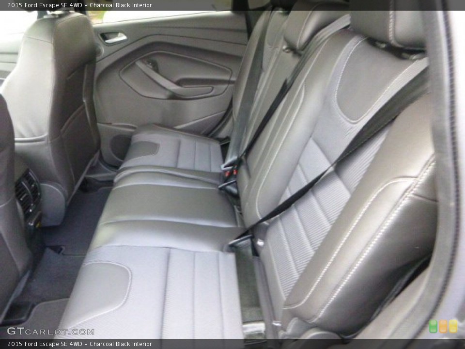 Charcoal Black Interior Rear Seat for the 2015 Ford Escape SE 4WD #97923085