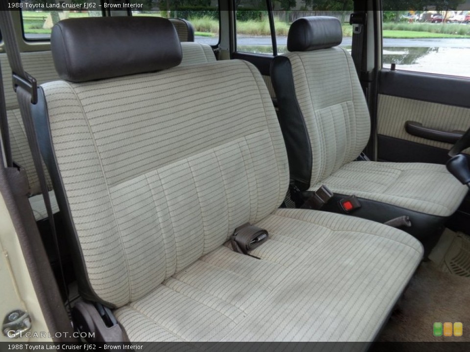Brown 1988 Toyota Land Cruiser Interiors
