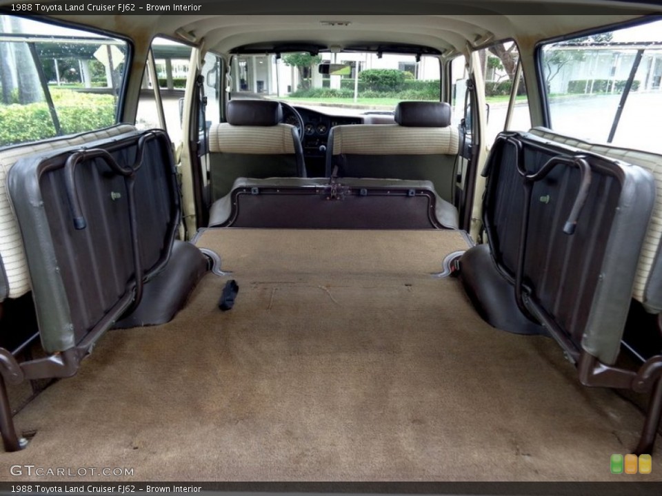 Brown Interior Trunk for the 1988 Toyota Land Cruiser FJ62 #97924366
