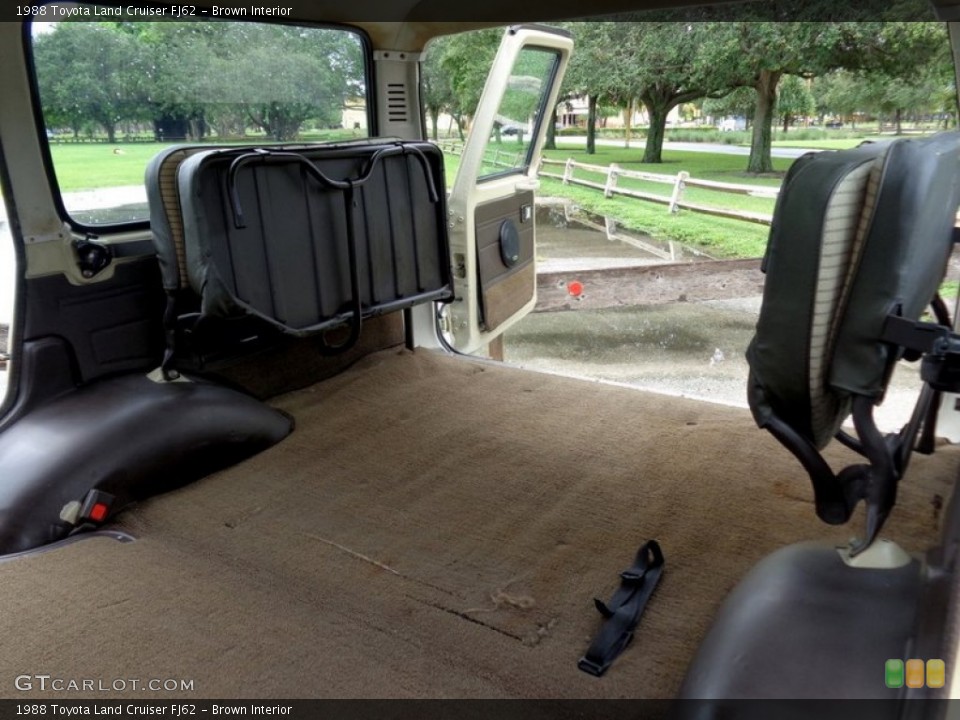 Brown Interior Trunk for the 1988 Toyota Land Cruiser FJ62 #97924813