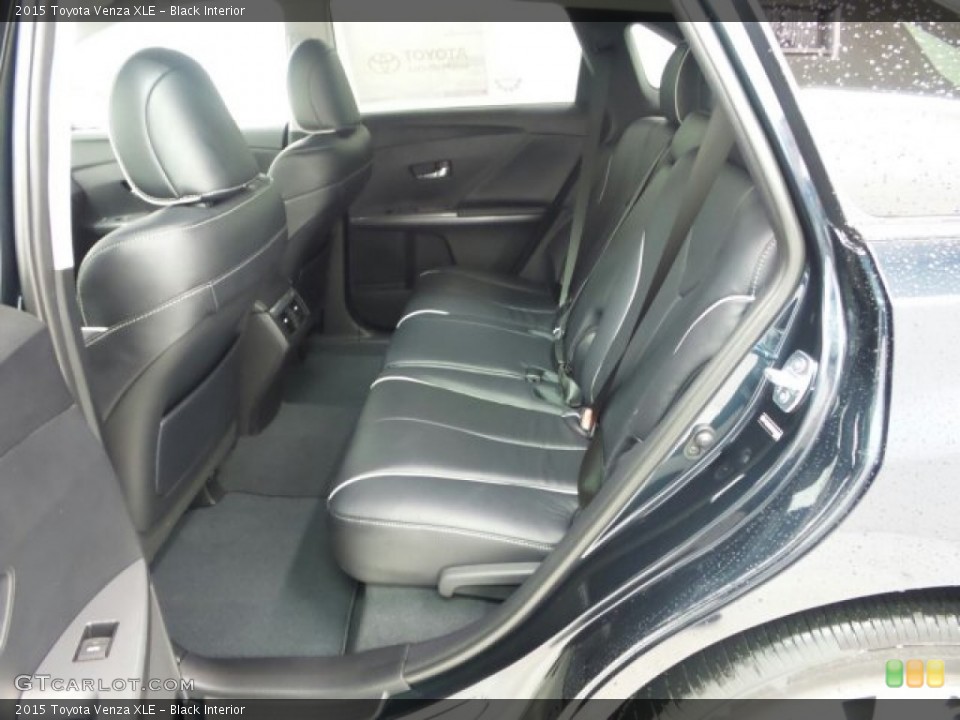 Black Interior Rear Seat for the 2015 Toyota Venza XLE #97926127