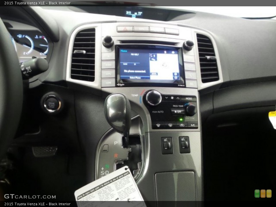 Black Interior Controls for the 2015 Toyota Venza XLE #97926277