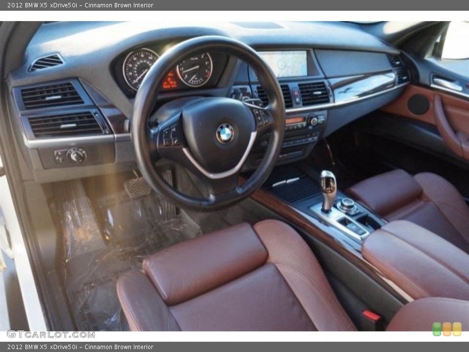Cinnamon Brown Interior Photo for the 2012 BMW X5 xDrive50i #97929769