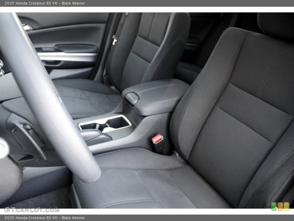 Black Interior Front Seat for the 2015 Honda Crosstour EX V6 #97935984