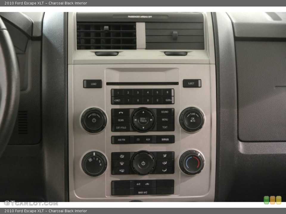 Charcoal Black Interior Controls for the 2010 Ford Escape XLT #97940840