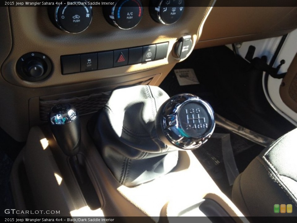 Black/Dark Saddle Interior Transmission for the 2015 Jeep Wrangler Sahara 4x4 #97942391