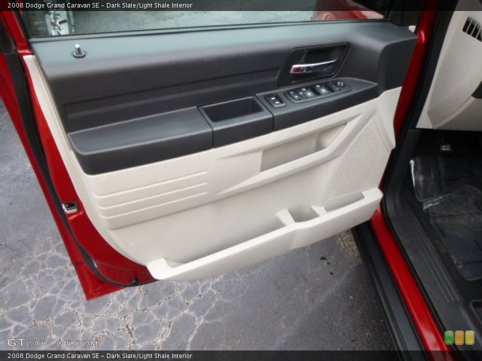 Dark Slate/Light Shale Interior Door Panel for the 2008 Dodge Grand Caravan SE #97944209