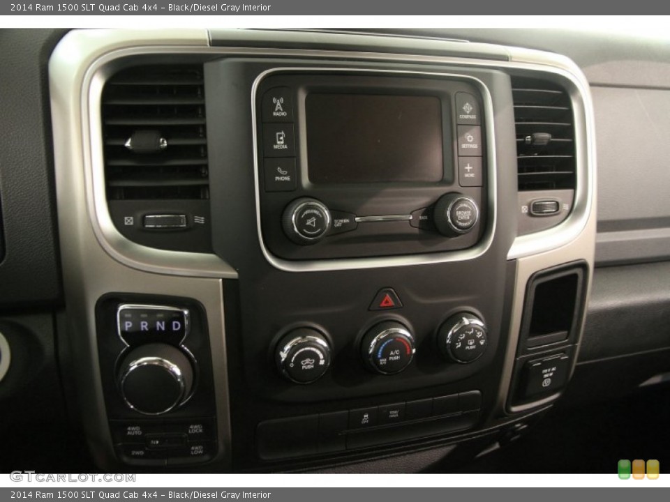 Black/Diesel Gray Interior Controls for the 2014 Ram 1500 SLT Quad Cab 4x4 #97950335