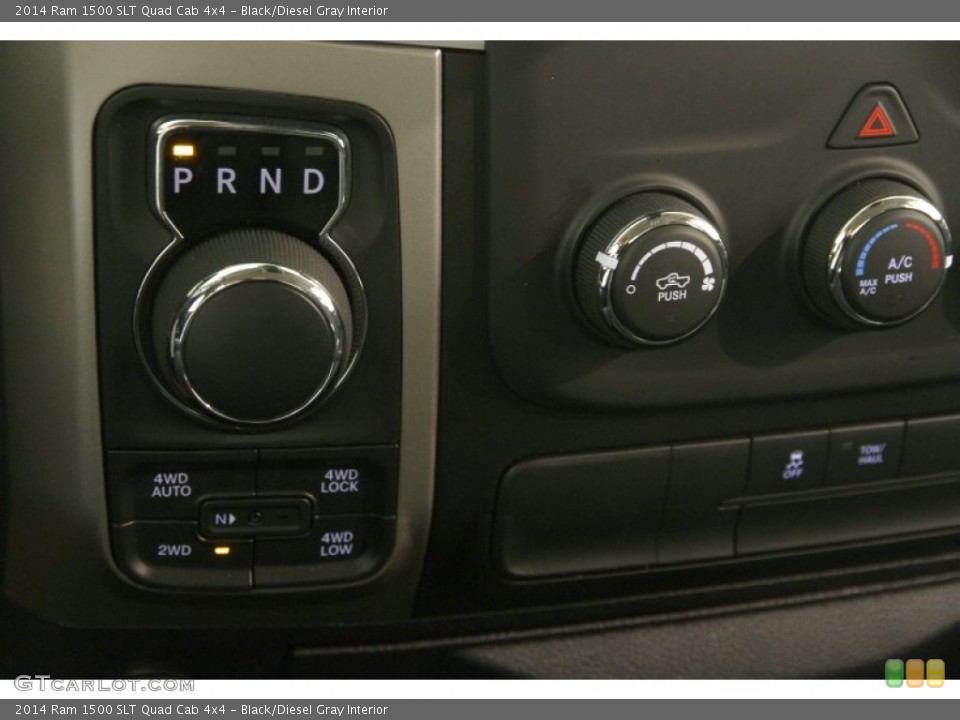 Black/Diesel Gray Interior Controls for the 2014 Ram 1500 SLT Quad Cab 4x4 #97950437