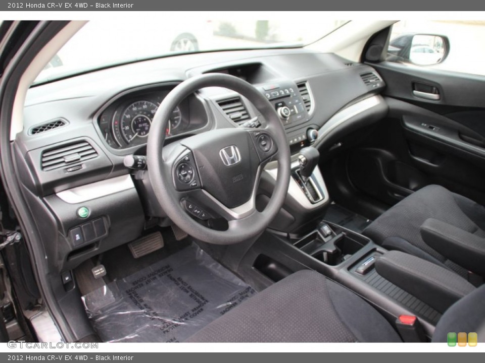 Black Interior Photo for the 2012 Honda CR-V EX 4WD #97953617