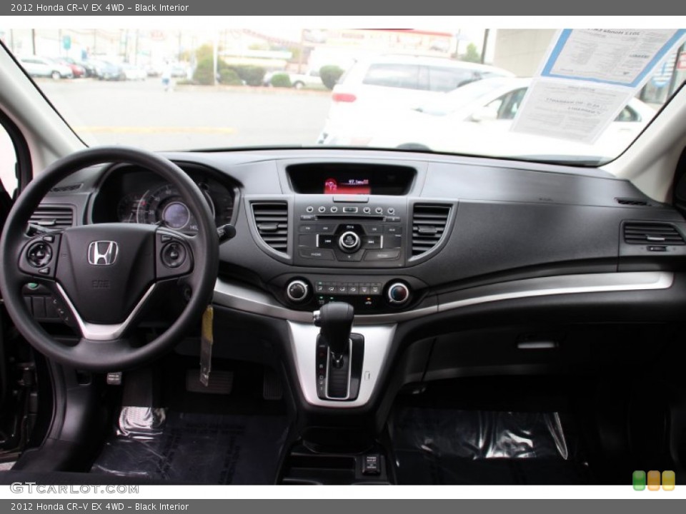 Black Interior Dashboard for the 2012 Honda CR-V EX 4WD #97953640