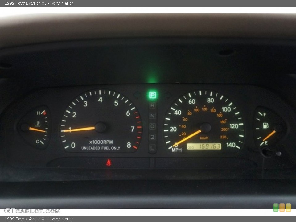 Ivory Interior Gauges for the 1999 Toyota Avalon XL #97959605