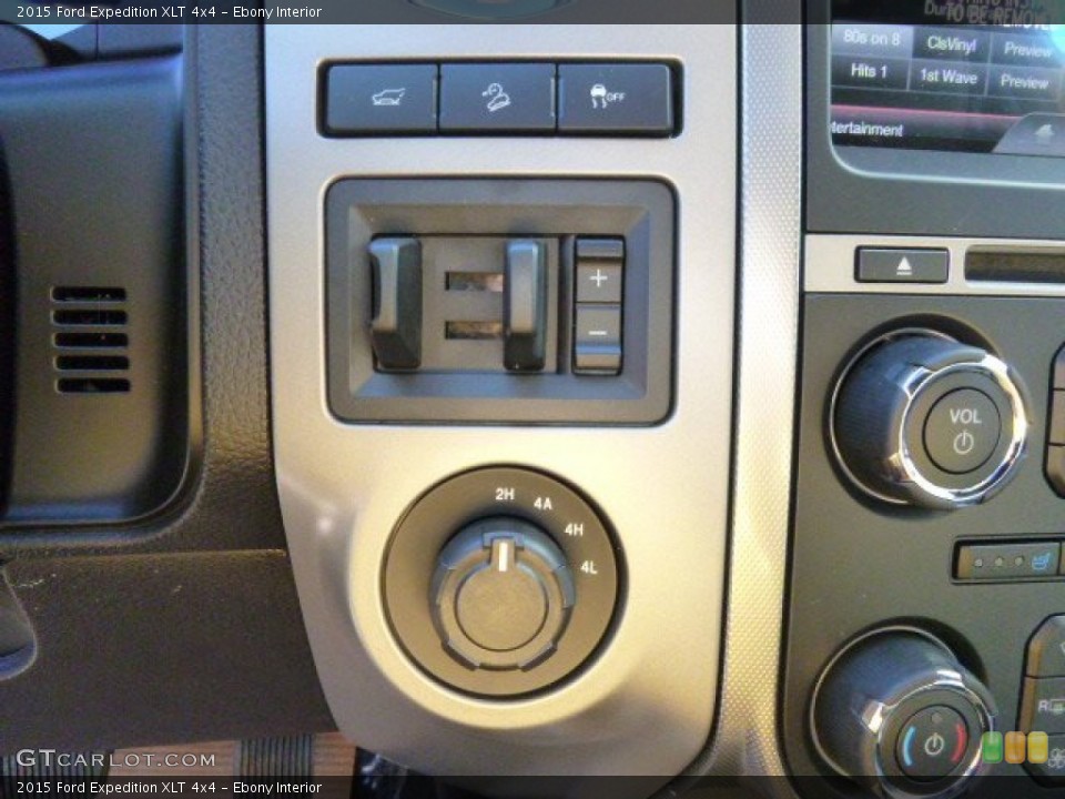 Ebony Interior Controls for the 2015 Ford Expedition XLT 4x4 #97962923
