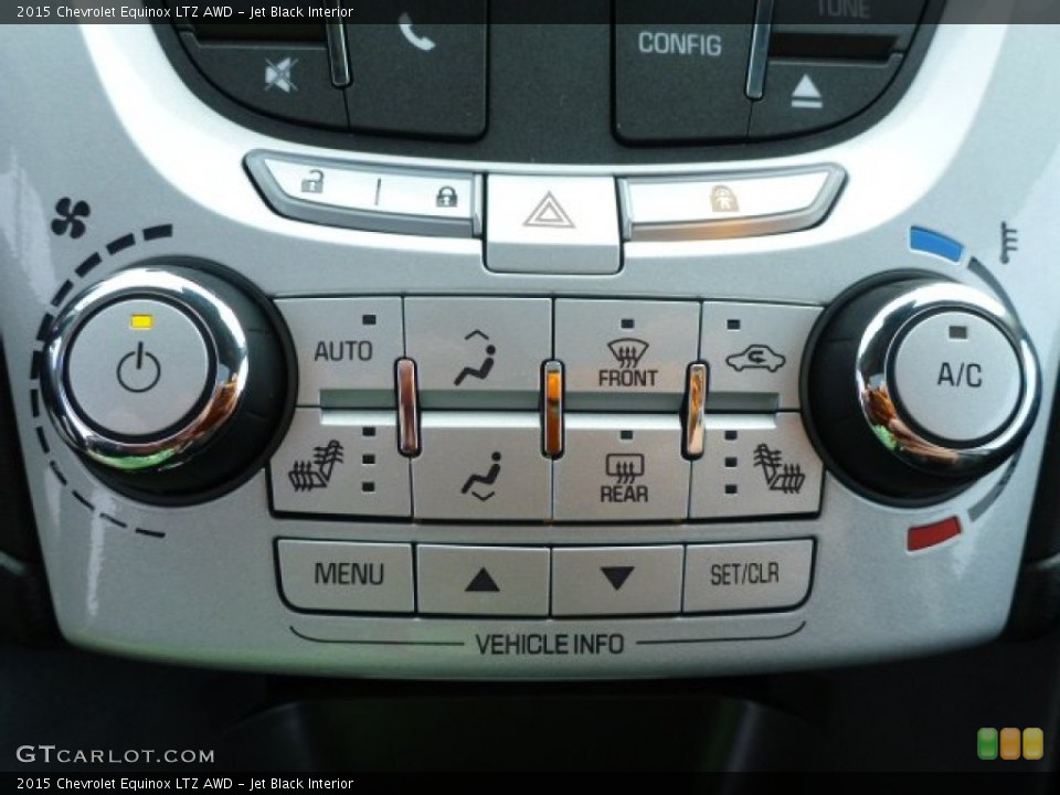 Jet Black Interior Controls for the 2015 Chevrolet Equinox LTZ AWD #97966064