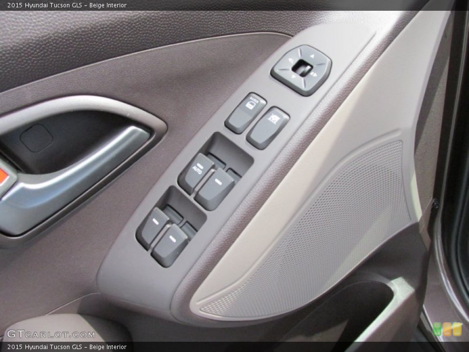 Beige Interior Controls for the 2015 Hyundai Tucson GLS #97967267