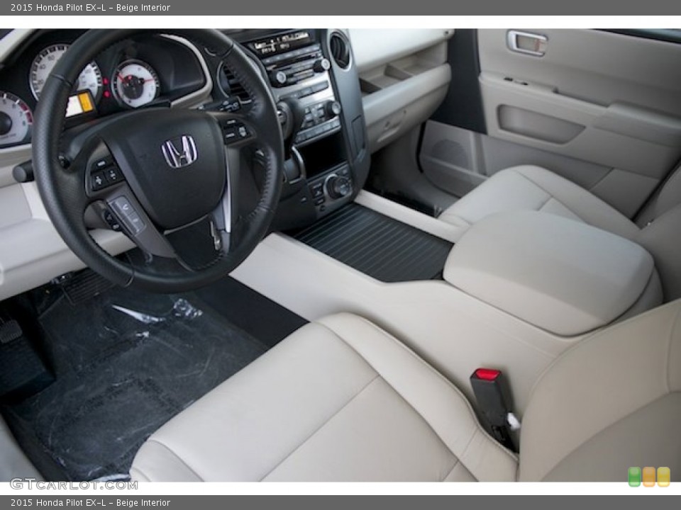 Beige Interior Prime Interior for the 2015 Honda Pilot EX-L #97972168