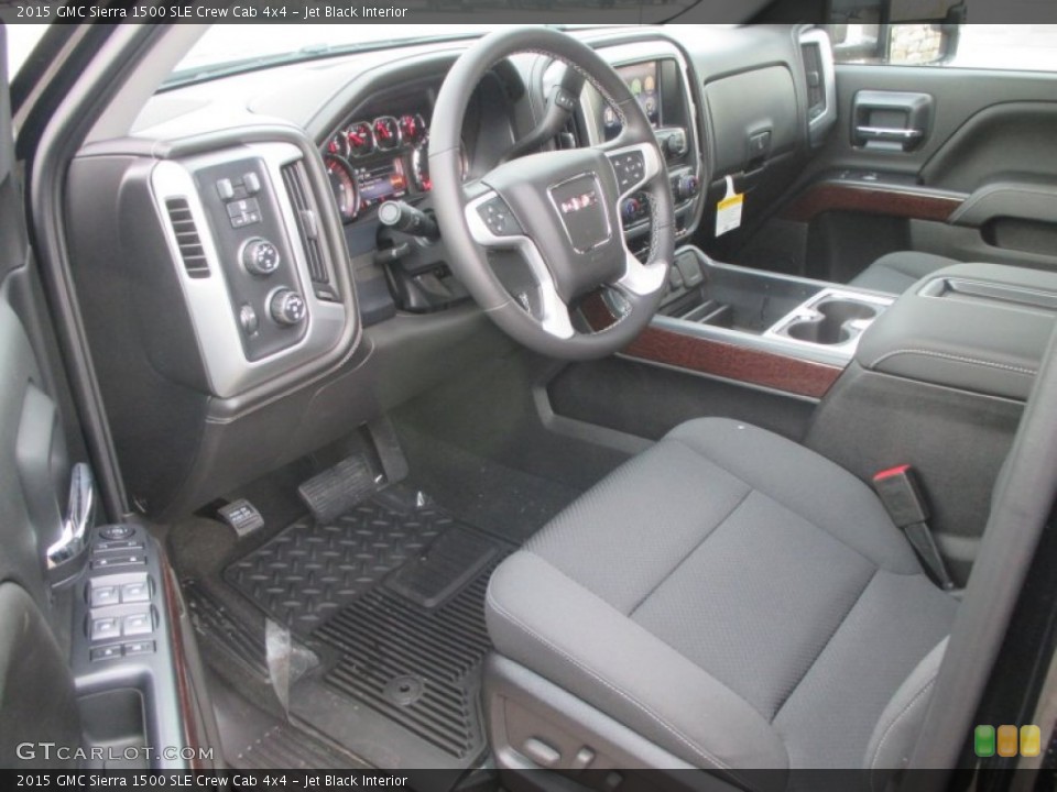 Jet Black Interior Prime Interior for the 2015 GMC Sierra 1500 SLE Crew Cab 4x4 #97974034