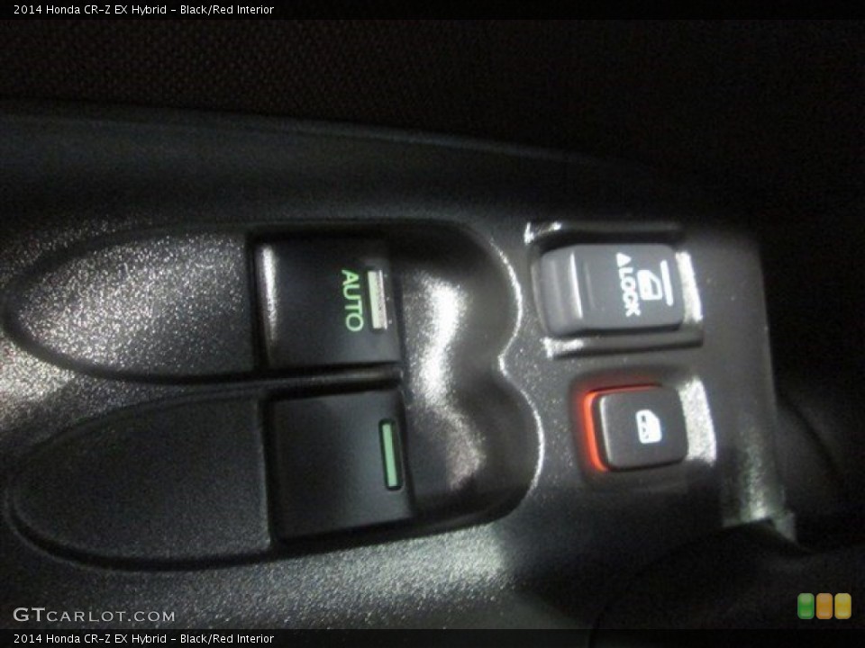 Black/Red Interior Controls for the 2014 Honda CR-Z EX Hybrid #97974235