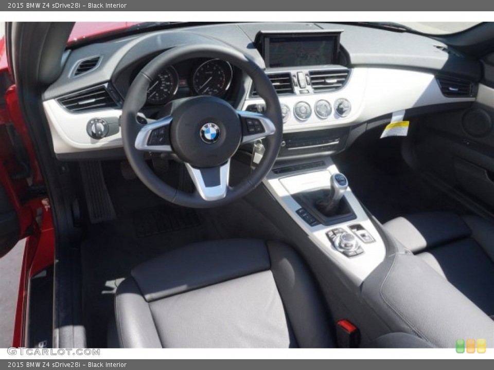 Black Interior Prime Interior for the 2015 BMW Z4 sDrive28i #97975594