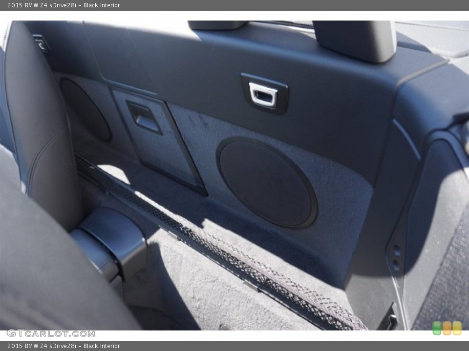 Black Interior Photo for the 2015 BMW Z4 sDrive28i #97975636