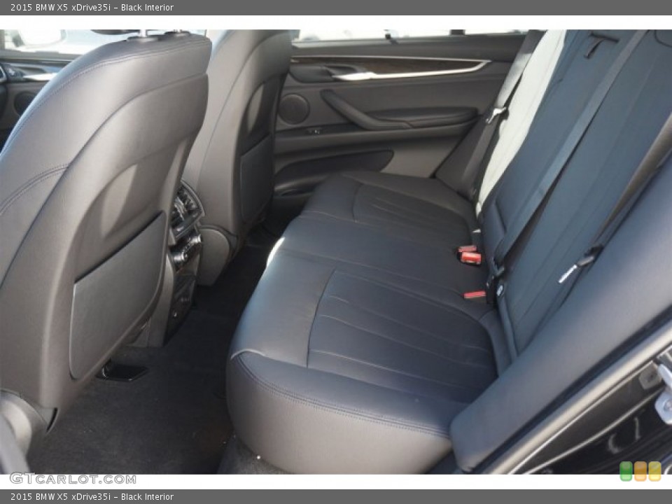 Black Interior Rear Seat for the 2015 BMW X5 xDrive35i #97975786