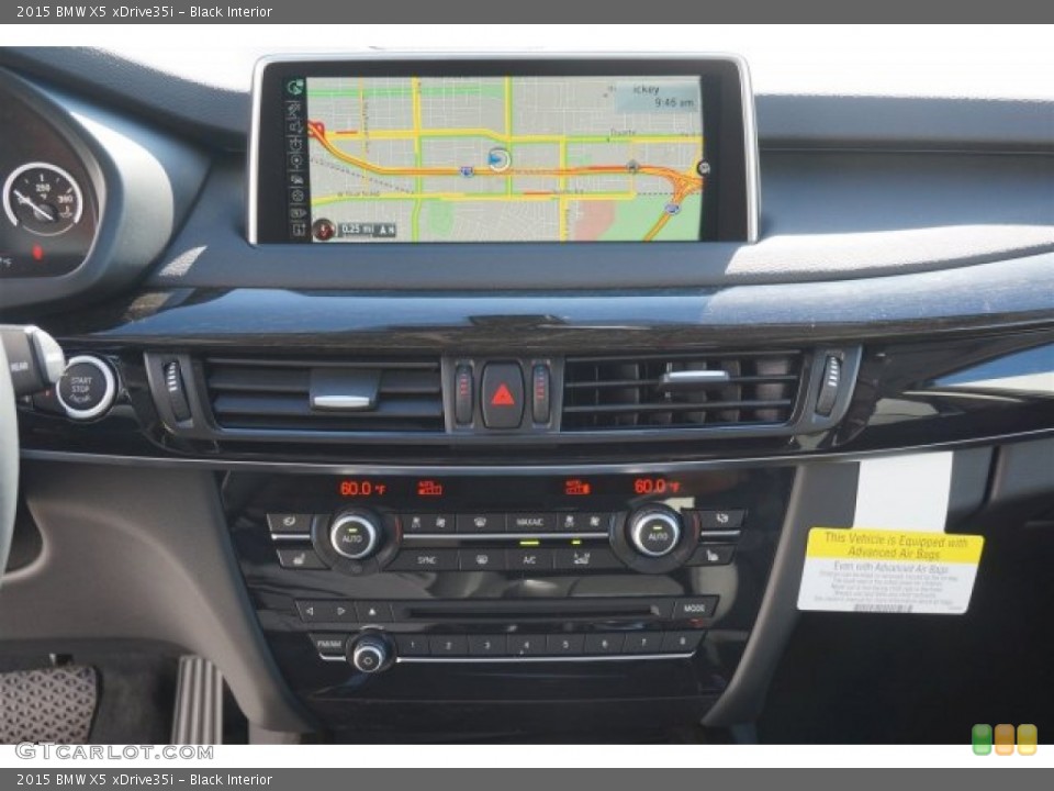 Black Interior Navigation for the 2015 BMW X5 xDrive35i #97975849