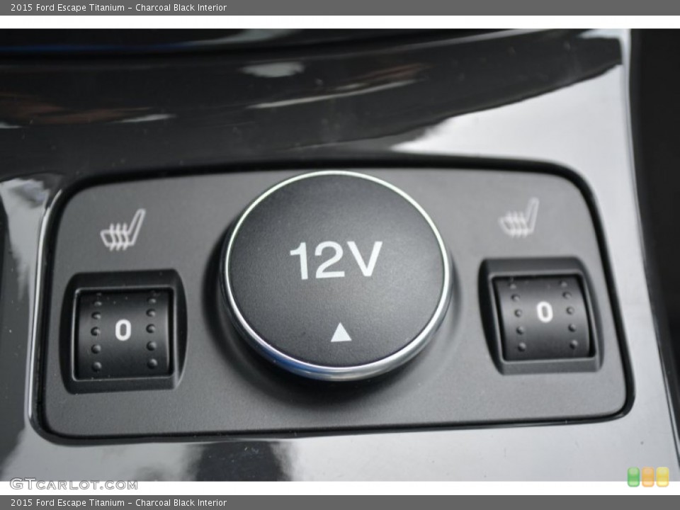 Charcoal Black Interior Controls for the 2015 Ford Escape Titanium #97976035
