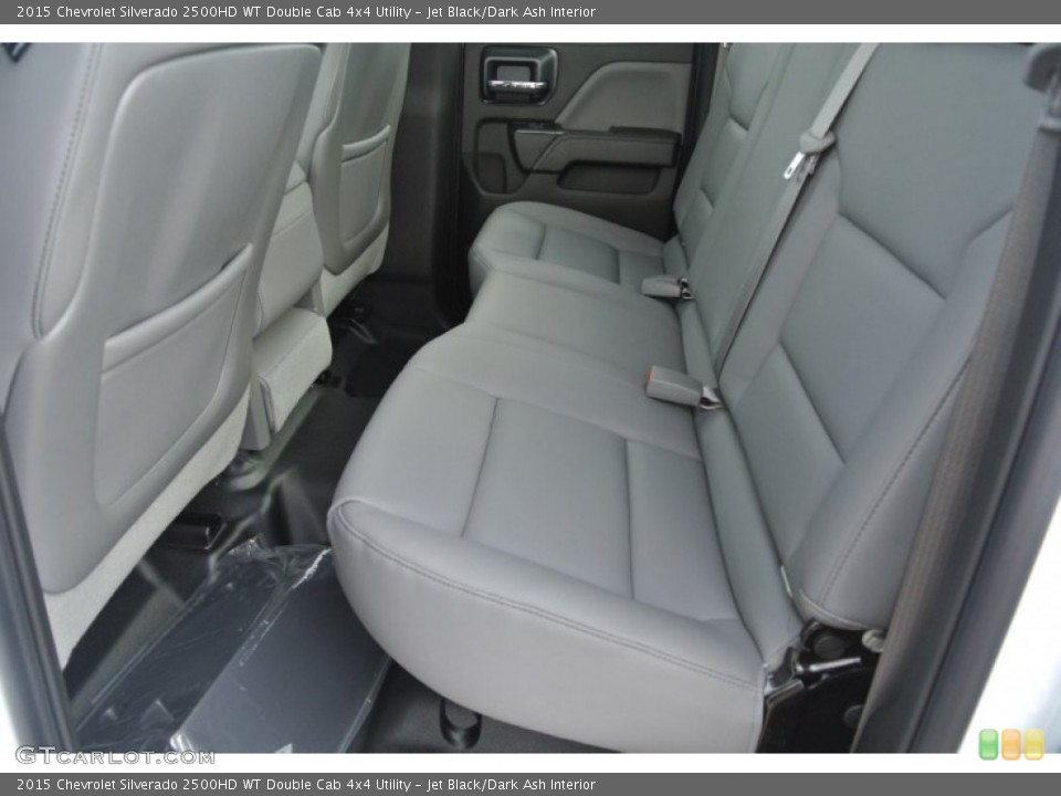 Jet Black/Dark Ash Interior Rear Seat for the 2015 Chevrolet Silverado 2500HD WT Double Cab 4x4 Utility #97976038