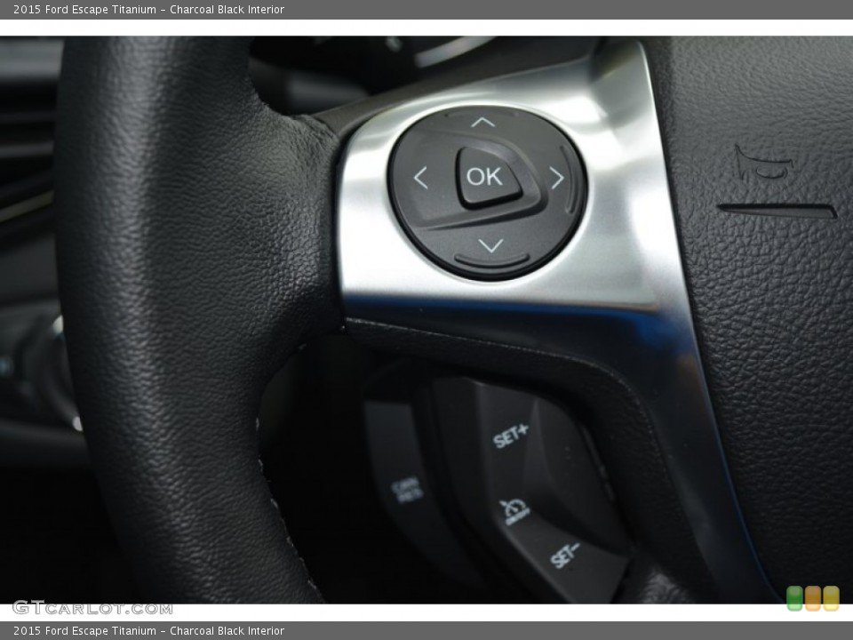 Charcoal Black Interior Controls for the 2015 Ford Escape Titanium #97976164