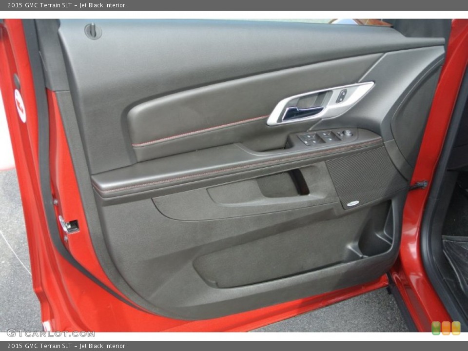 Jet Black Interior Door Panel for the 2015 GMC Terrain SLT #97977919