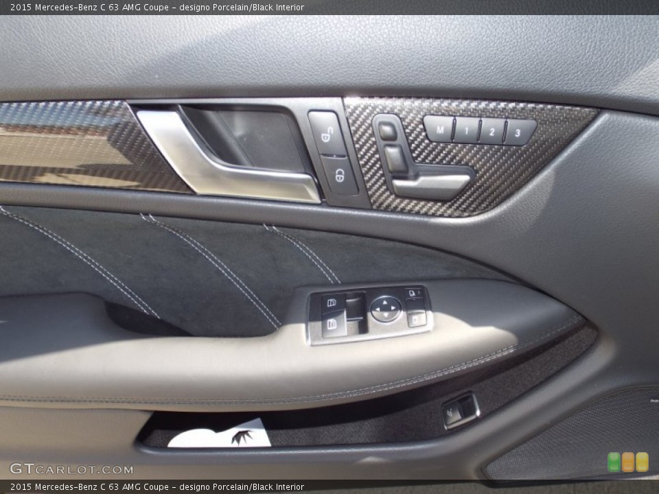 designo Porcelain/Black Interior Door Panel for the 2015 Mercedes-Benz C 63 AMG Coupe #97979170