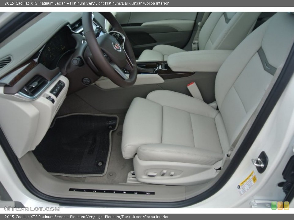 Platinum Very Light Platinum/Dark Urban/Cocoa Interior Photo for the 2015 Cadillac XTS Platinum Sedan #97979863