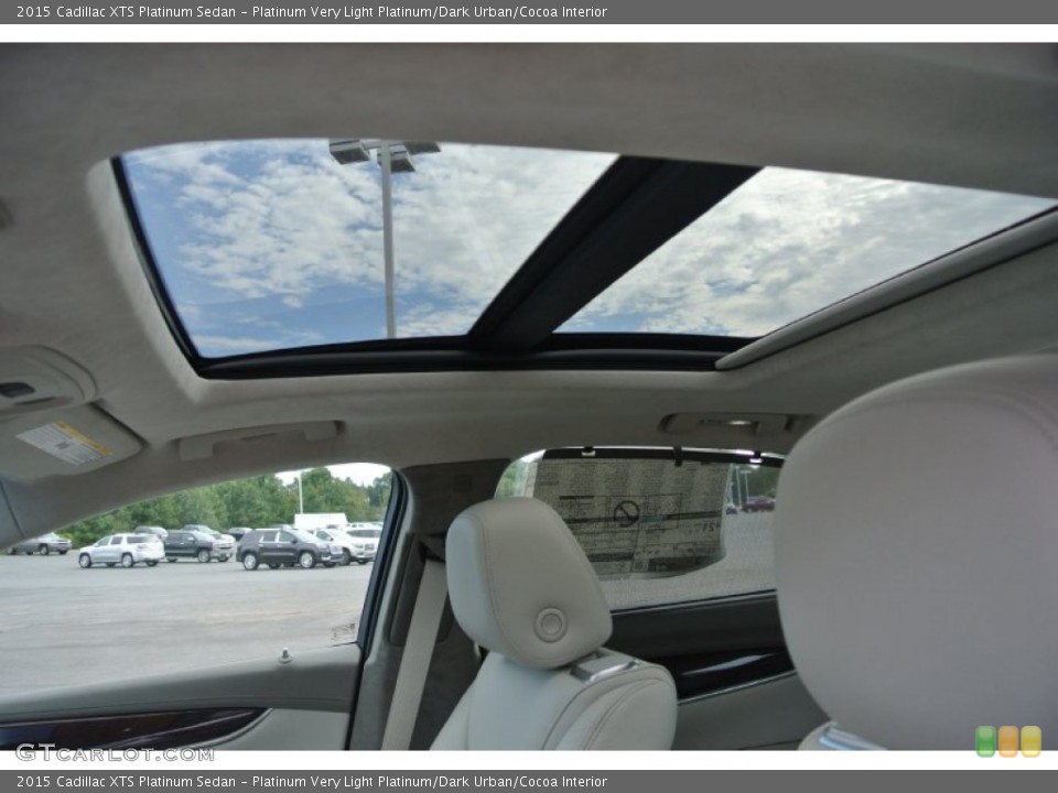 Platinum Very Light Platinum/Dark Urban/Cocoa Interior Sunroof for the 2015 Cadillac XTS Platinum Sedan #97979911