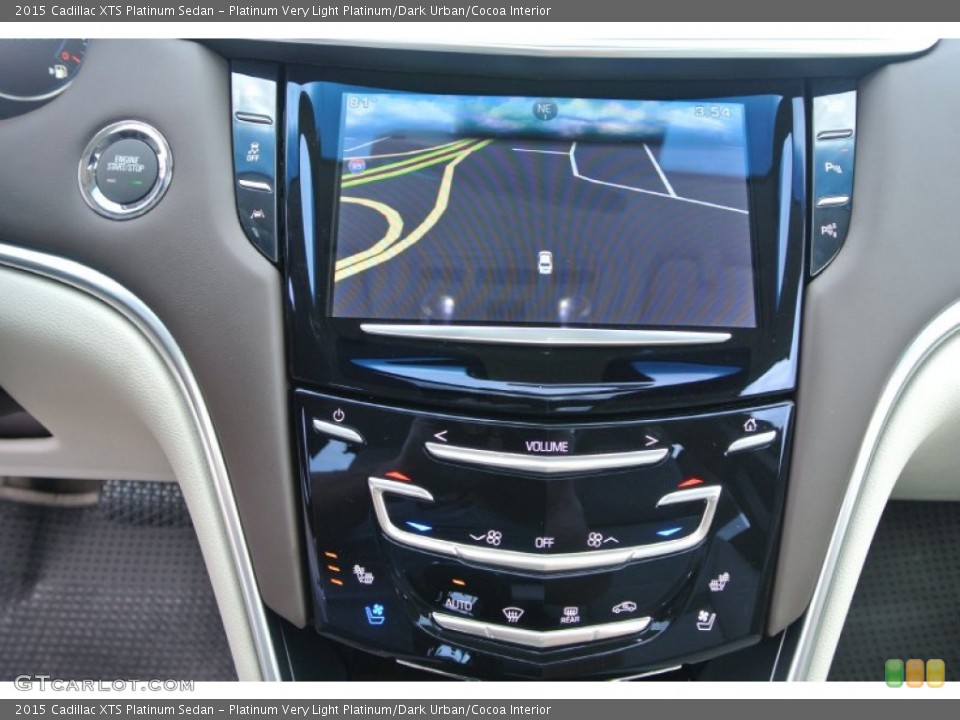 Platinum Very Light Platinum/Dark Urban/Cocoa Interior Controls for the 2015 Cadillac XTS Platinum Sedan #97979983