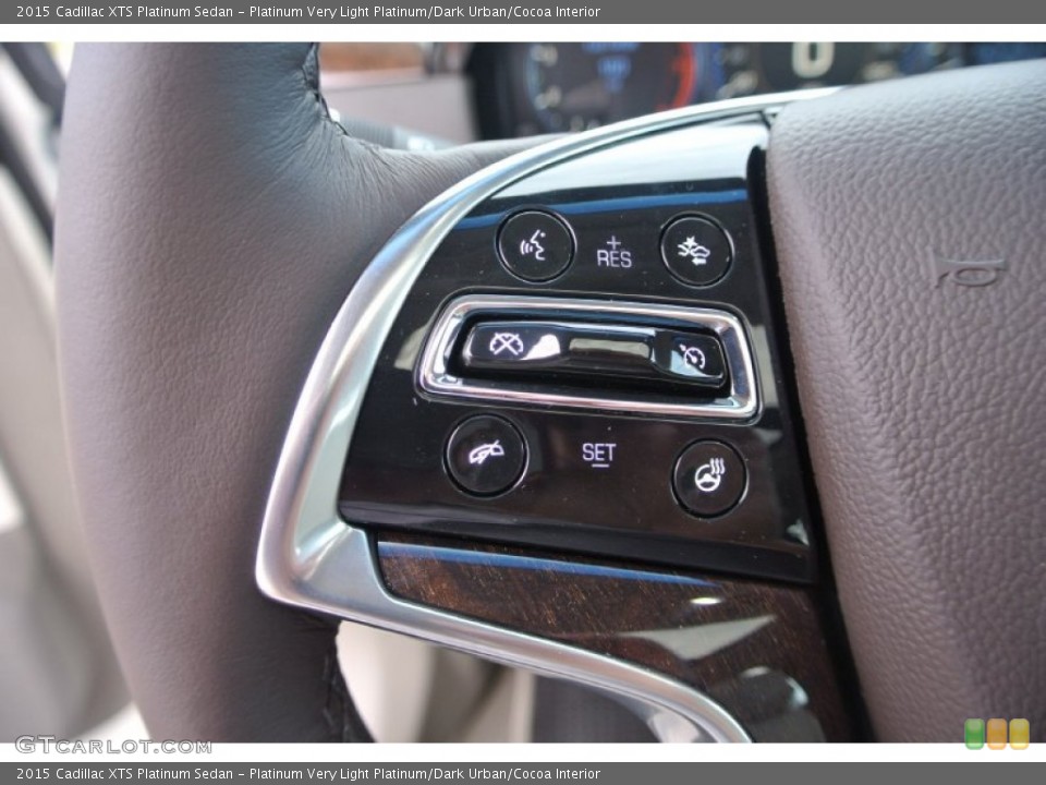 Platinum Very Light Platinum/Dark Urban/Cocoa Interior Controls for the 2015 Cadillac XTS Platinum Sedan #97980031