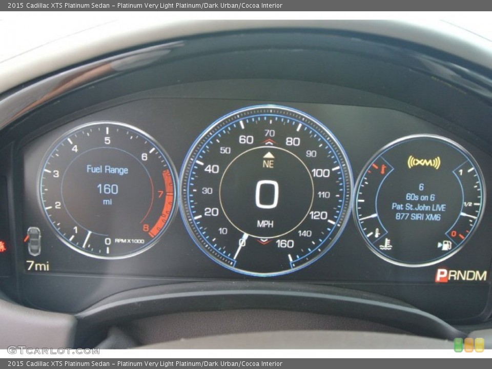 Platinum Very Light Platinum/Dark Urban/Cocoa Interior Gauges for the 2015 Cadillac XTS Platinum Sedan #97980052