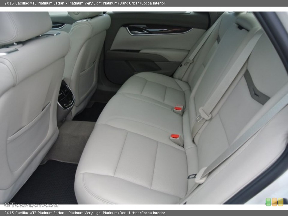 Platinum Very Light Platinum/Dark Urban/Cocoa Interior Rear Seat for the 2015 Cadillac XTS Platinum Sedan #97980076