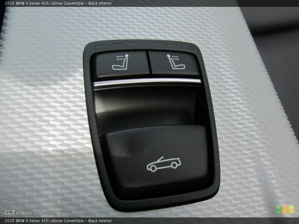 Black Interior Controls for the 2015 BMW 4 Series 435i xDrive Convertible #97980400