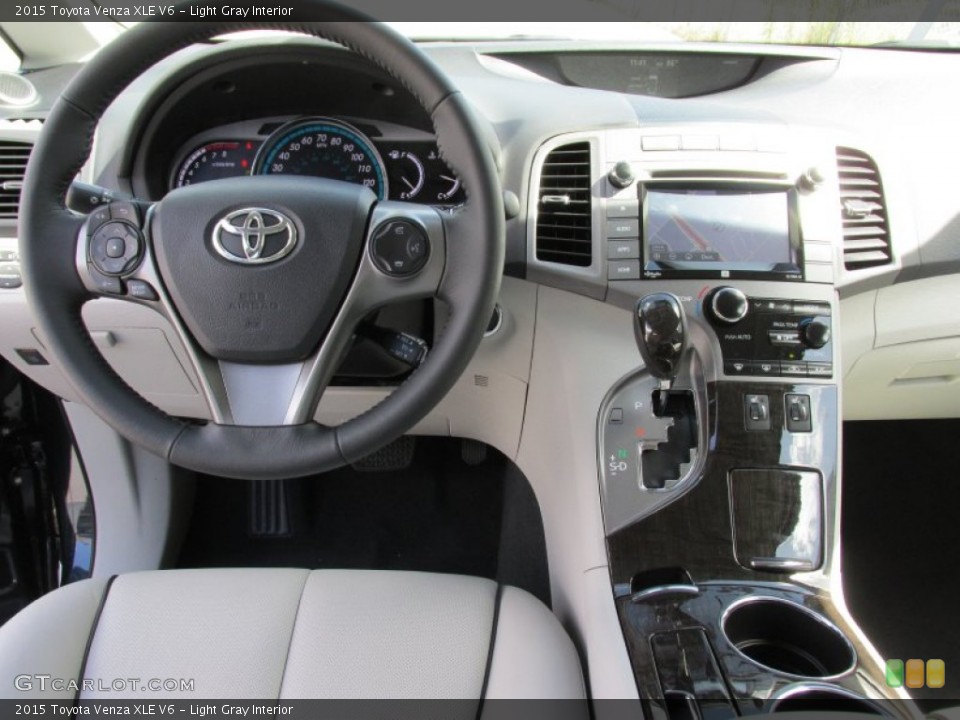 Light Gray Interior Dashboard For The 2015 Toyota Venza Xle