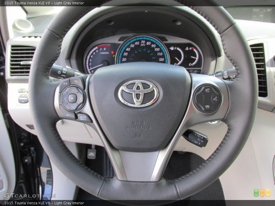 Light Gray Interior Steering Wheel for the 2015 Toyota Venza XLE V6 #97982252