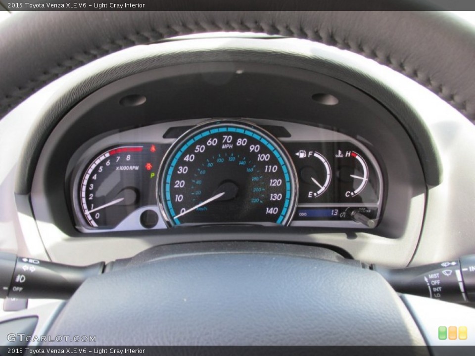 Light Gray Interior Gauges for the 2015 Toyota Venza XLE V6 #97982272