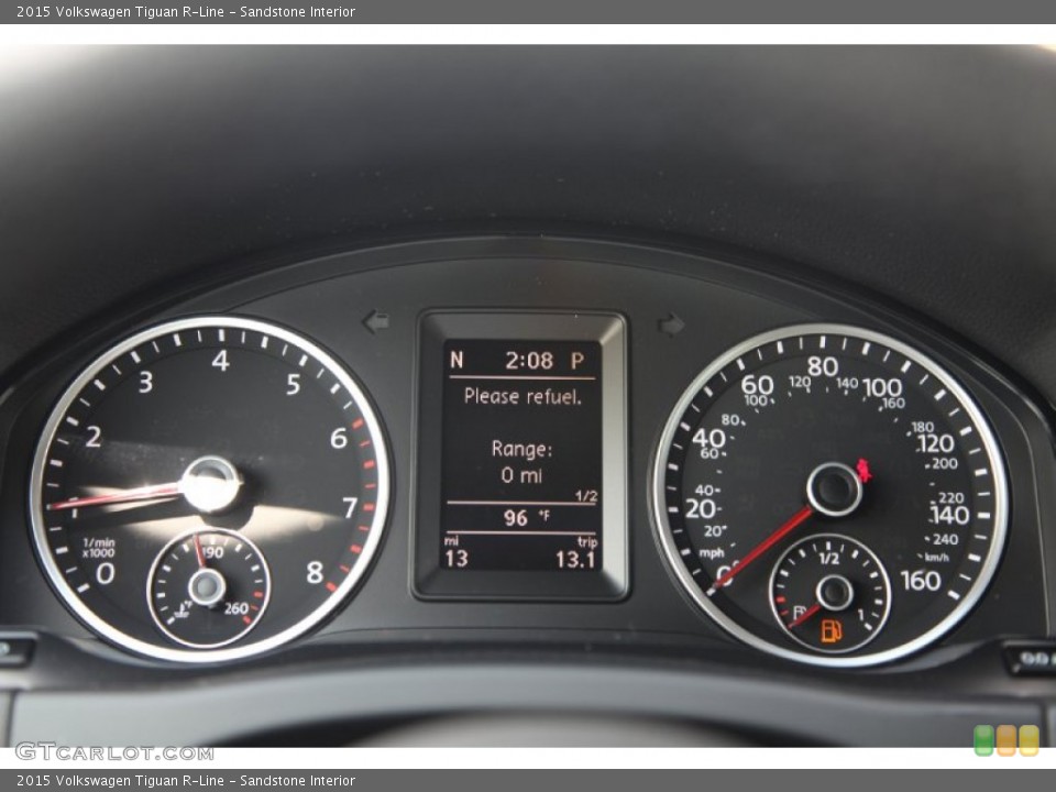 Sandstone Interior Gauges for the 2015 Volkswagen Tiguan R-Line #97984513