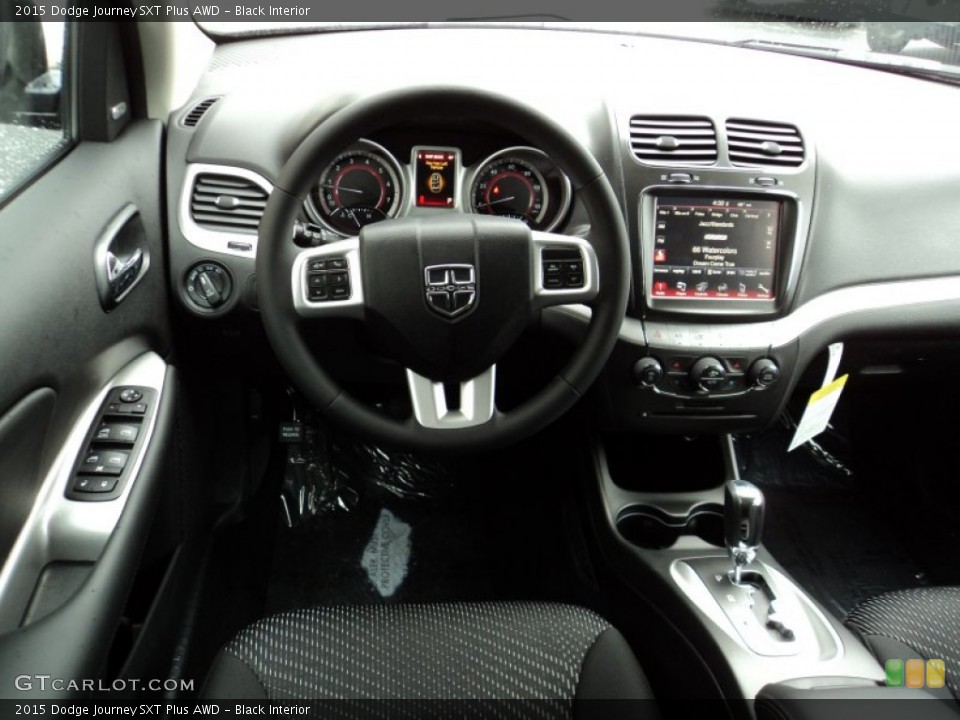 Black Interior Dashboard for the 2015 Dodge Journey SXT Plus AWD #97986692