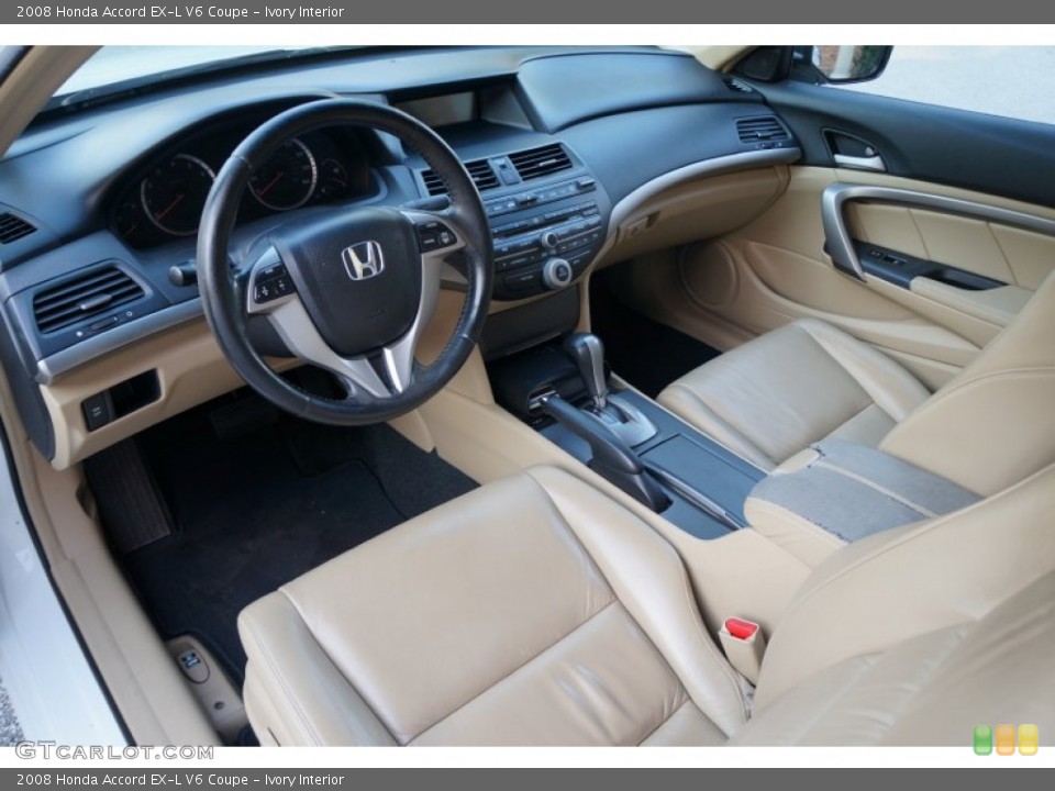 Ivory Interior Photo for the 2008 Honda Accord EX-L V6 Coupe #97987963
