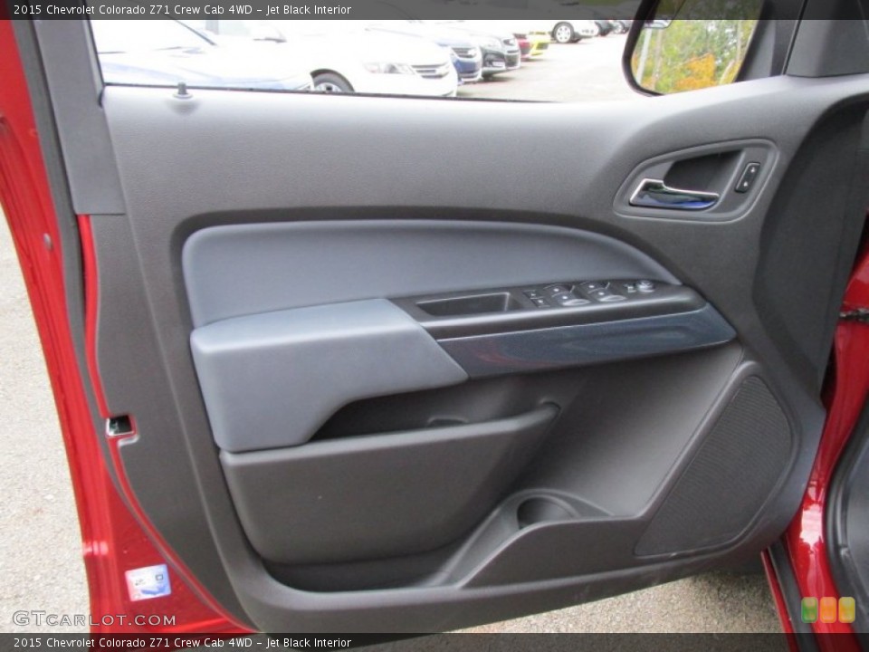 Jet Black Interior Door Panel for the 2015 Chevrolet Colorado Z71 Crew Cab 4WD #97991788