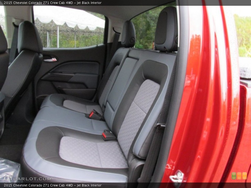 Jet Black Interior Rear Seat for the 2015 Chevrolet Colorado Z71 Crew Cab 4WD #97991839