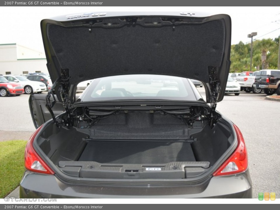 Ebony/Morocco Interior Trunk for the 2007 Pontiac G6 GT Convertible #97992331