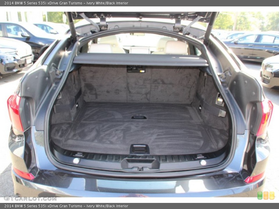 Ivory White/Black Interior Trunk for the 2014 BMW 5 Series 535i xDrive Gran Turismo #97992931