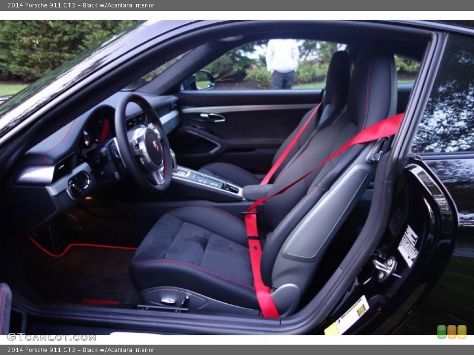 Black w/Acantara 2014 Porsche 911 Interiors