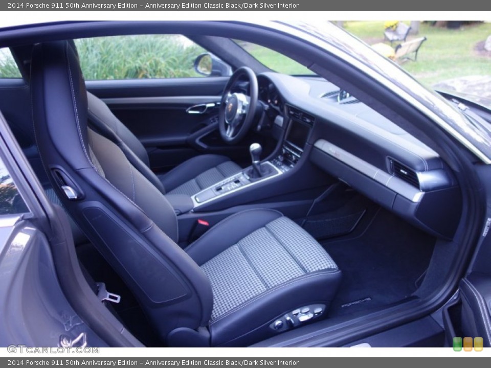 Anniversary Edition Classic Black/Dark Silver Interior Front Seat for the 2014 Porsche 911 50th Anniversary Edition #97995813